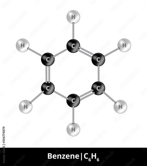 c6h6 stick diagram.